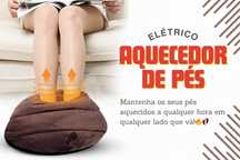 Aquecedor de pes – Com sistema eletrico por USB