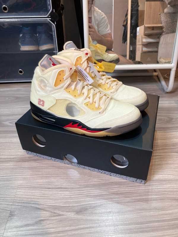 AJ5 x OffWhite Sail 46 eu /12 us DS