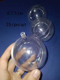 Пластикові кулі (діаметр 7.5 см)