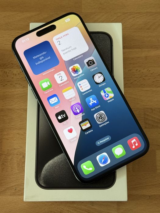 Iphone 15 pro max 256gb c/novo desbloqueado(ACEITO RETOMA)