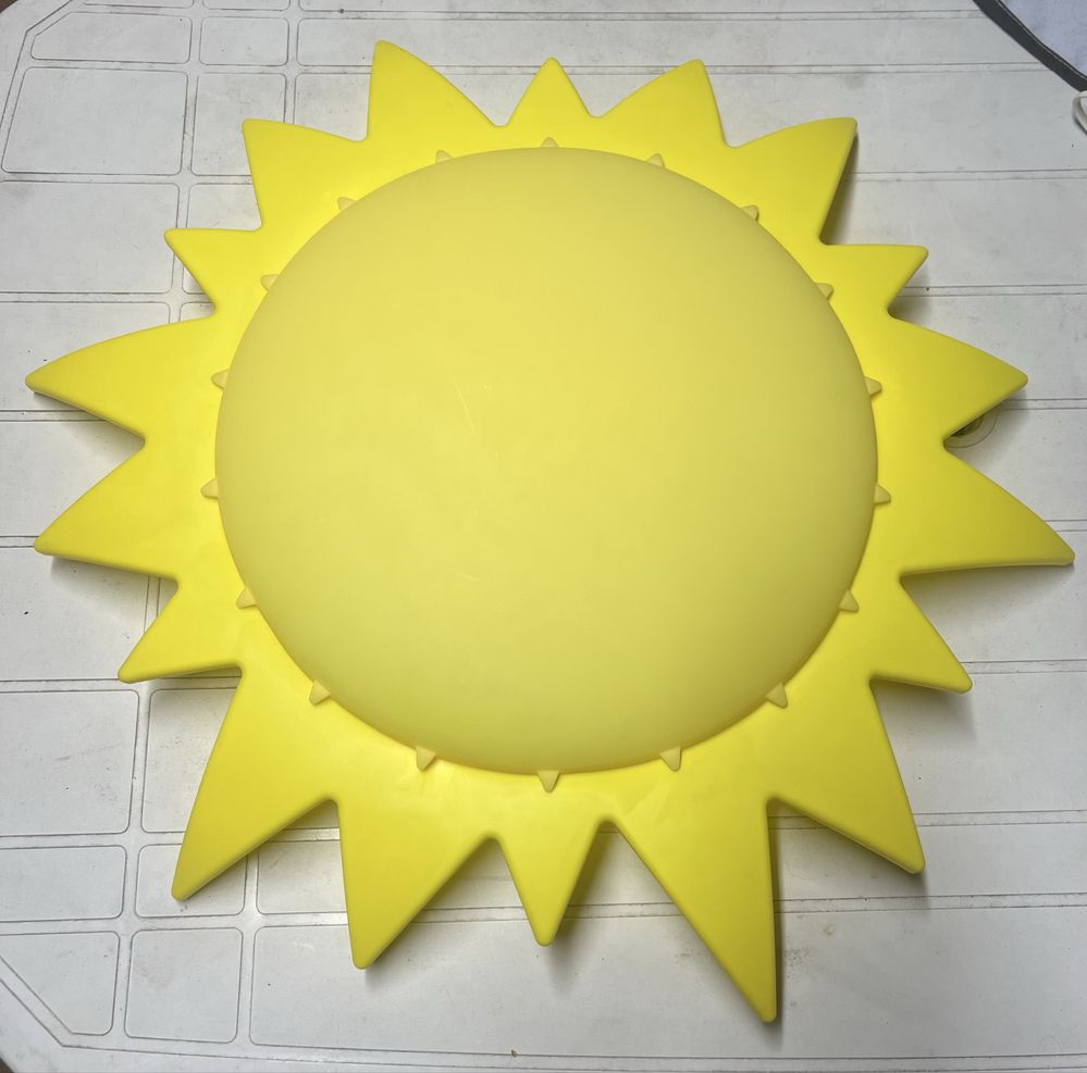 Candeeiro sol quarto criança