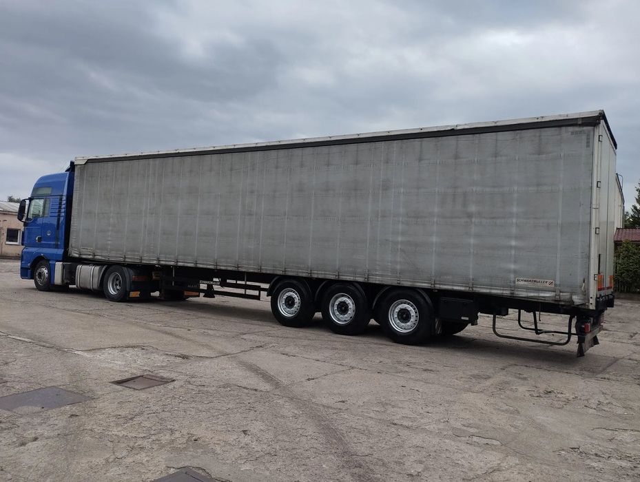 Schmitz Cargobull - Schwarzmuller- Standard- Osie SAF- Oś podnoszona- Hamulce Tarczowe-  Nowe Tarcze Zaciski Piasty- Nowy dach- W Super Stanie