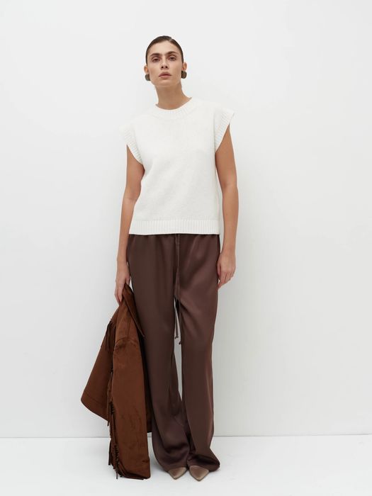 Cici Coco жилет в'язаний молочний