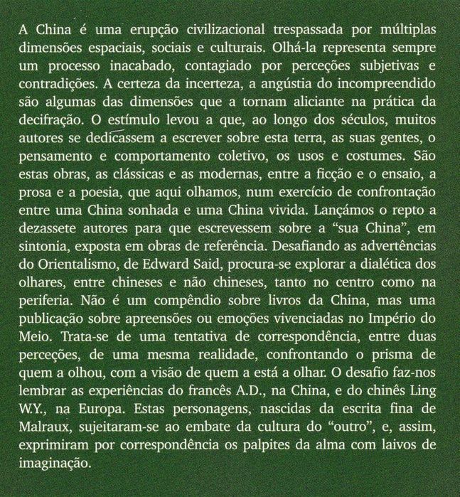 Olhar a China pelos Livros, coord. Jorge Tavares Silva [Portes Grátis]