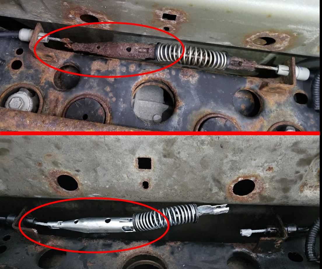 Łącznik blaszka linka hamulec ręczny postojowy Jeep Grand Cherokee
