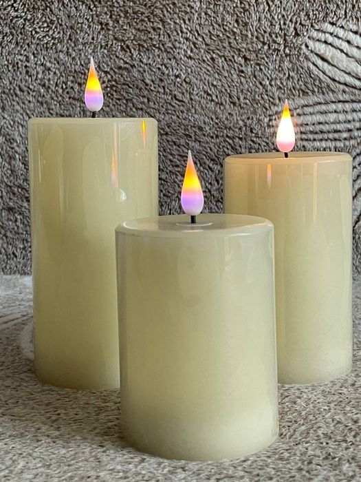 Свічки на батарейках LED свічки (3 шт.) з пультом нові