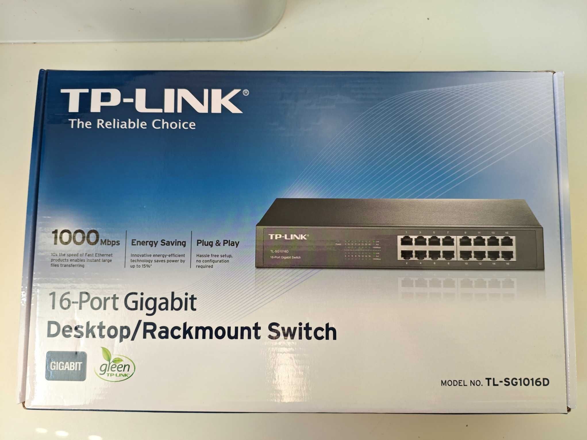 Switch TL-SG1016D V5 TP-LINK 16 port 1Gbps