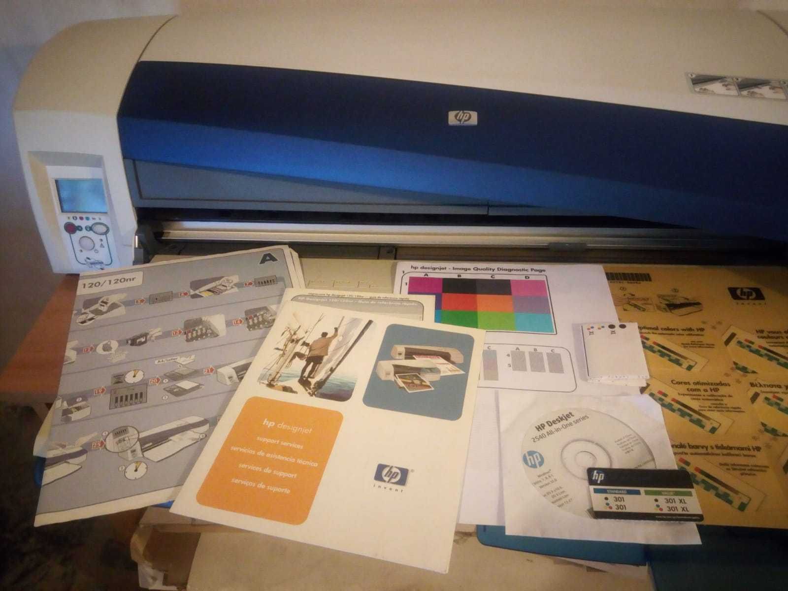 Oportunidade! Tecnologia/informática hp designjet 120 como nova