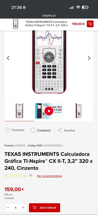 Texas TI nspire cx II