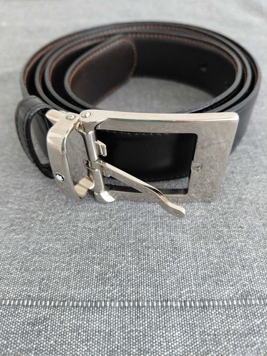 MONTBLANC -  Cinto clássico  Preto/Castanho