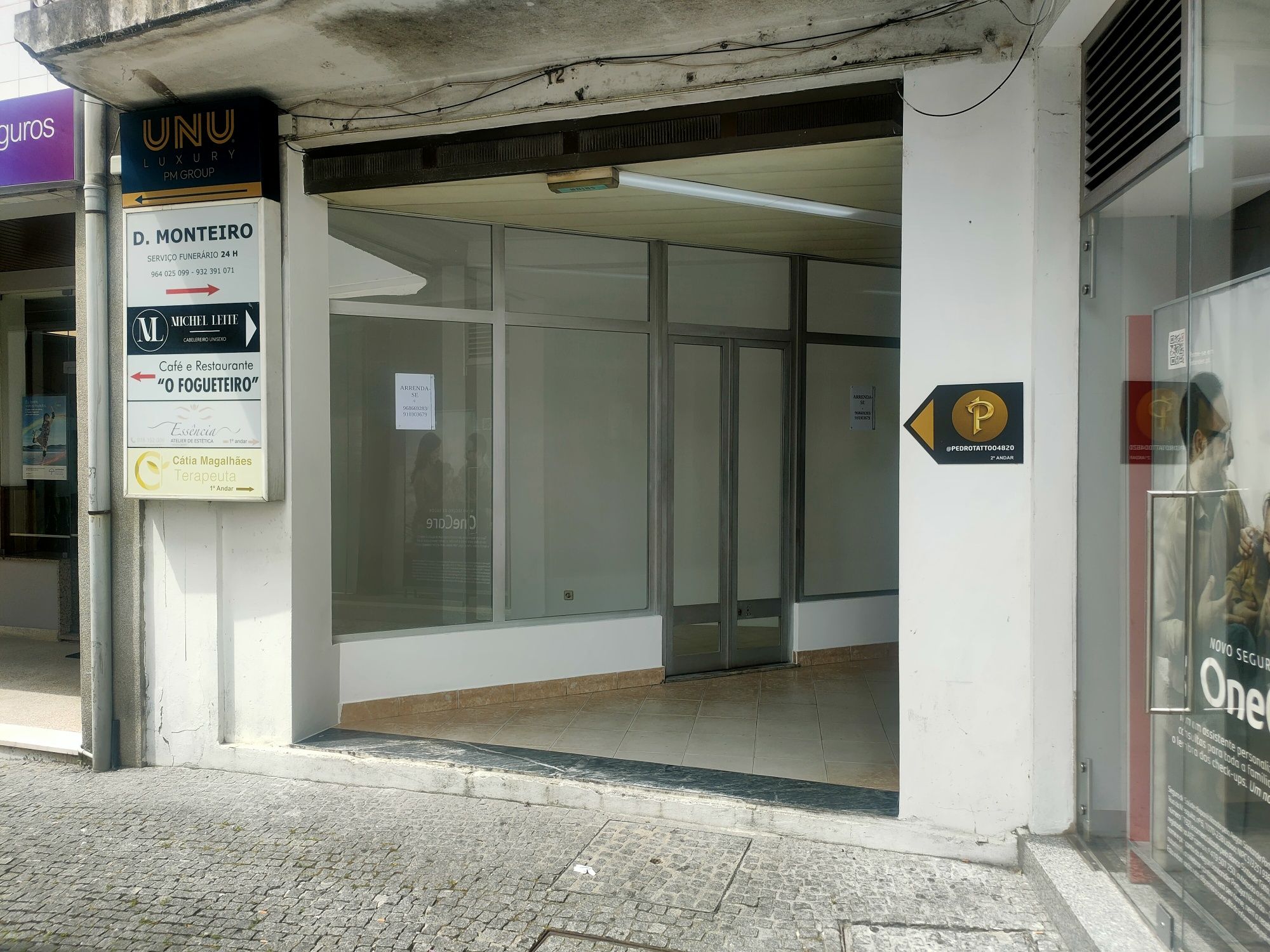 Lojas para arrendamento no centro de Fafe