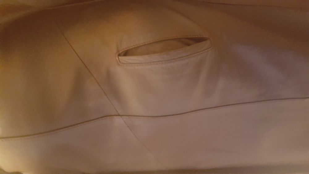 Płaszcz skórzany damski duży rozmiar