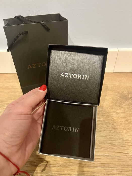 Pudełko podarunkowe na biżuterię mężczyzna czarne Aztorin Apart nowe