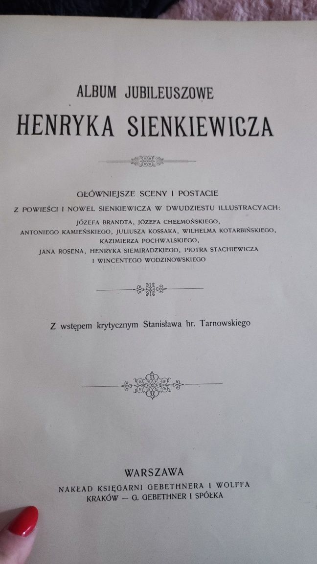 Album jubileuszu Henryka Sienkiewicza