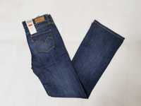 Spodnie damskie LEVI'S JEANS dzwony dżinsowe W26 L32 XS SPL009d