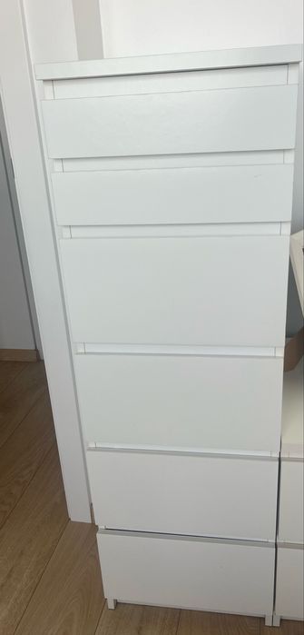 Comoda Malm c/6 gavetas com toucador