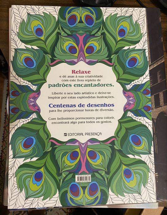 Livro Anti-Stress para Colorir – “Padrões” (Novo, 128 páginas)