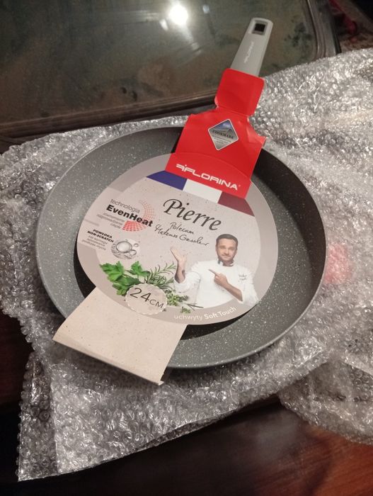 Patelnia aluminiowa 24cm Pierre Florina 2 sztuki