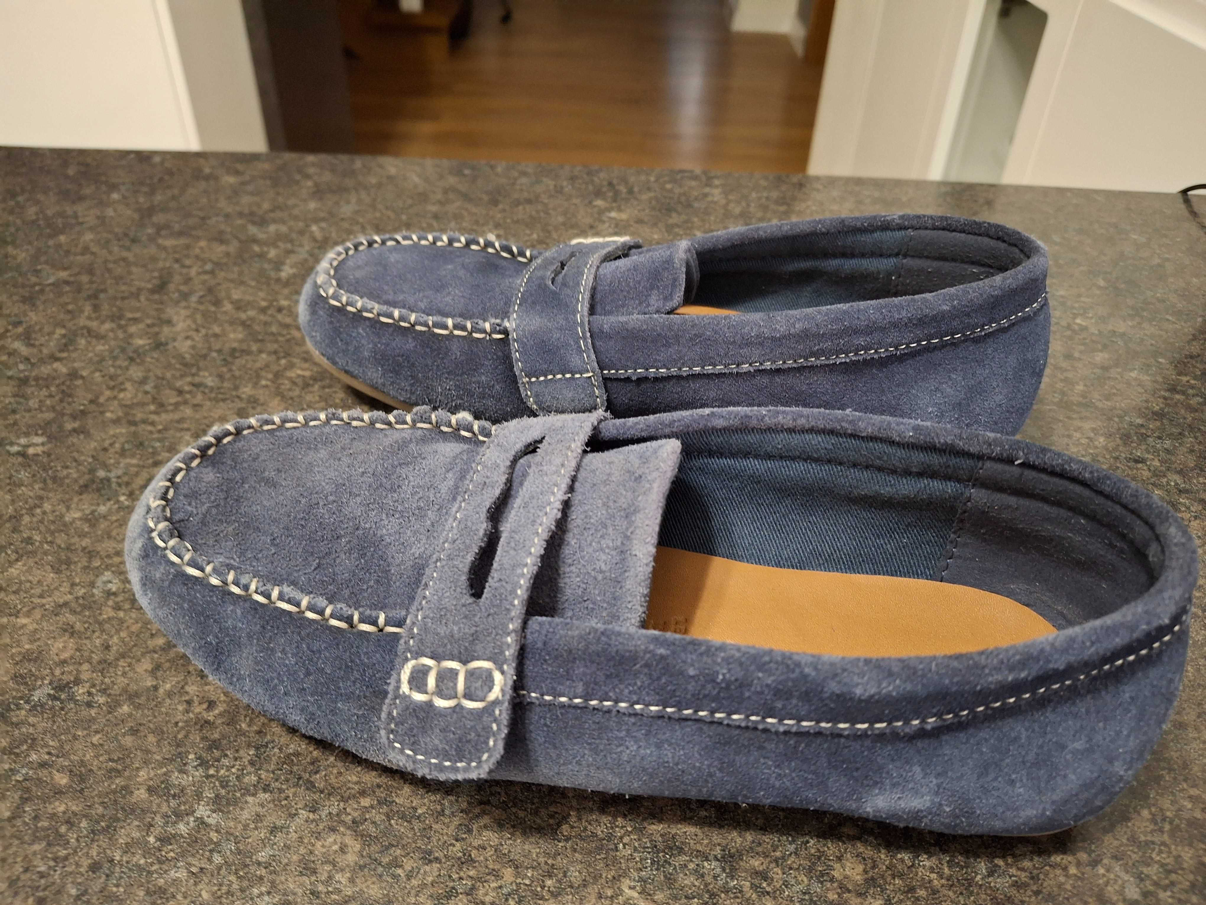 Mokasyny/buty zamsz r. 34 Reserved