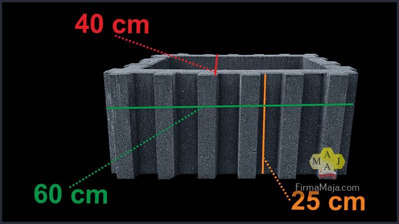 Gazon Prostokąt Wielki 60 cm dostawa cała Polska