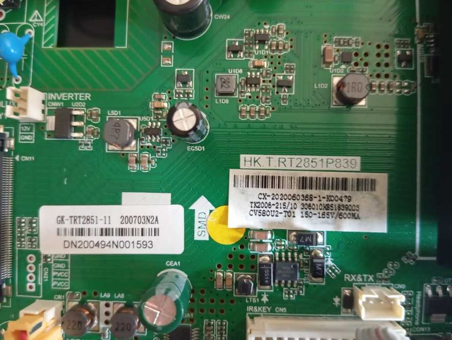 TD SYSTEMS K58DLX11US HK.T.RT2851P839 Main Board