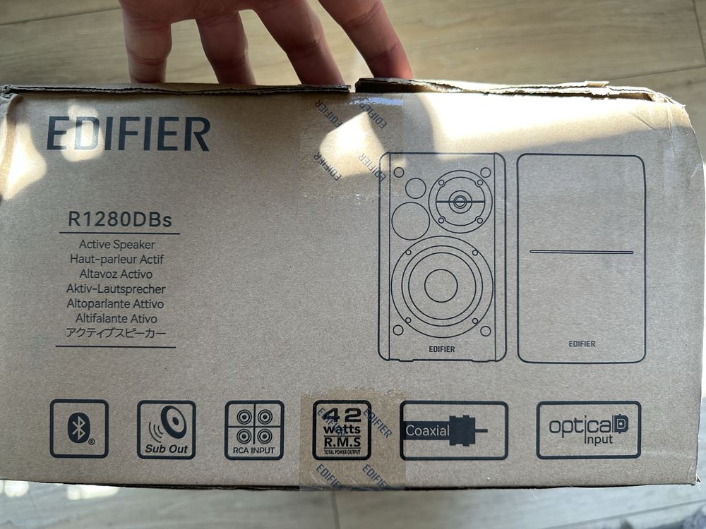 Zestaw głośników komputerowych 2.0 Edifier R1280DBs 42 W czarny
