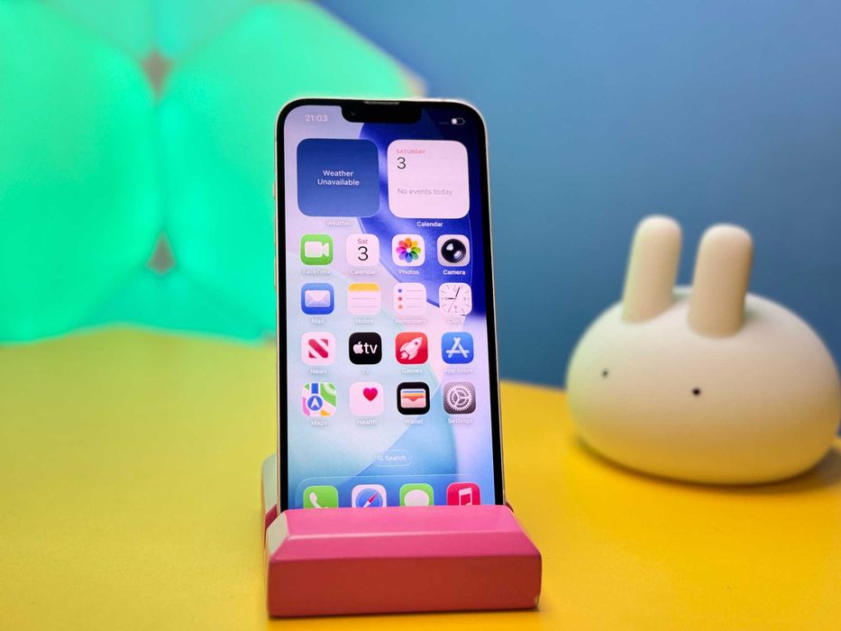 Смартфон Apple iPhone 14 128GB Starlight (148543) Б/У З ГАРАНТІЄЮ