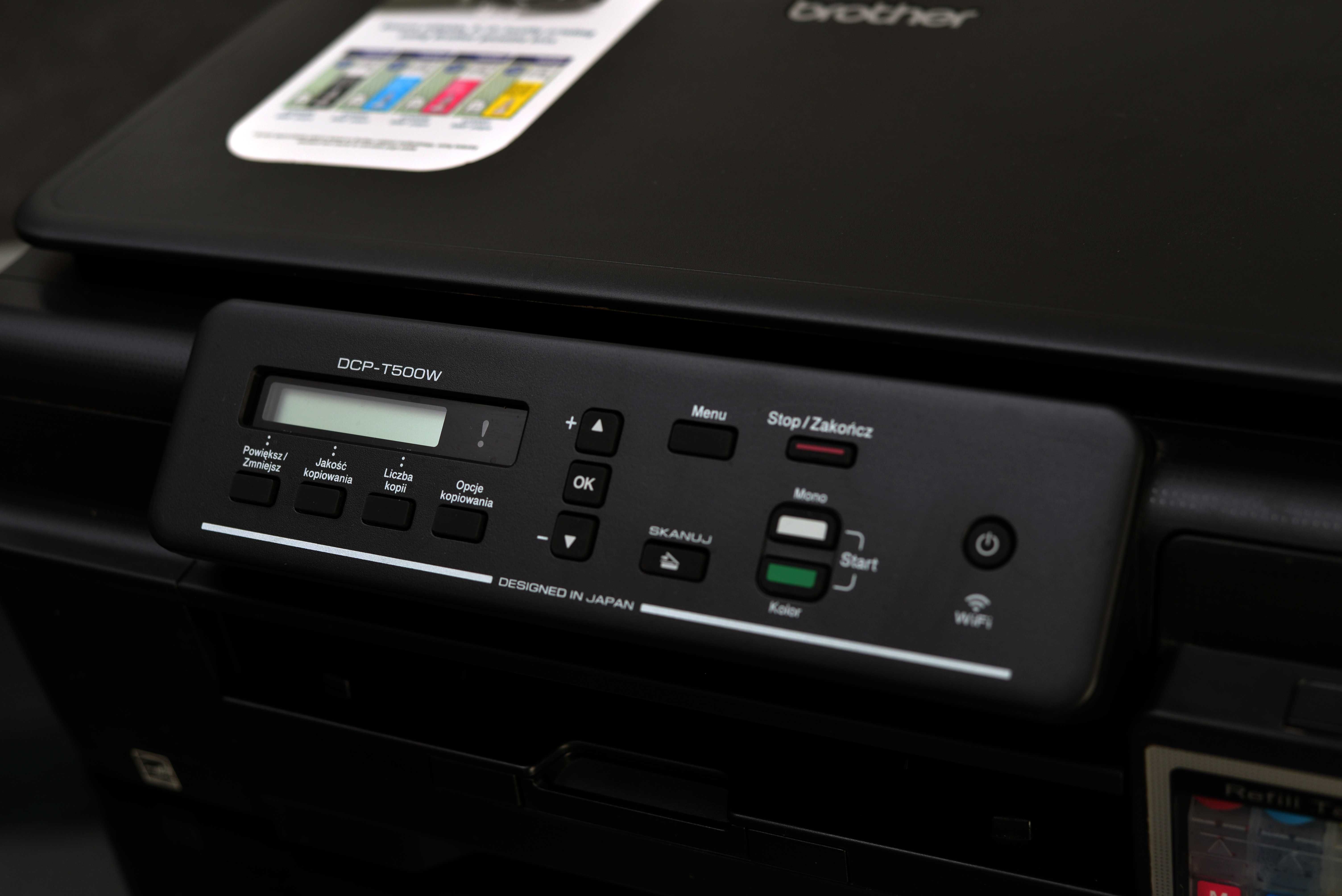 Brother DCP-T500 A4 CISS EcoTank WIFI ADF drukarka kolr xero J105 T700
