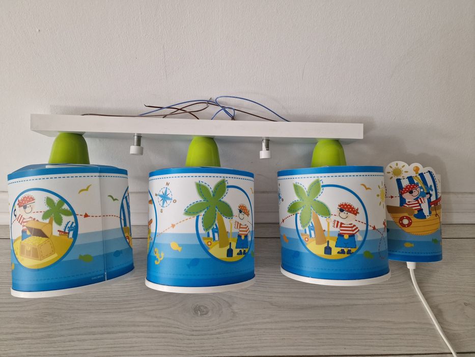 Lampa Kinkiet dziecięce piraci