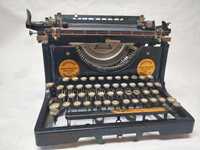 Antiga máquina de escrever MERCEDES do inicío do século XX + mesa