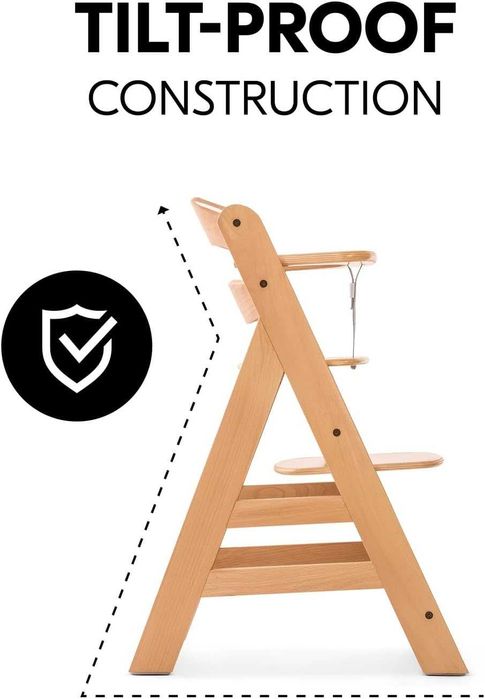 крісло Стільчик для годування Hauck Alpha+ дерев'яний 6 міс до 90 кг