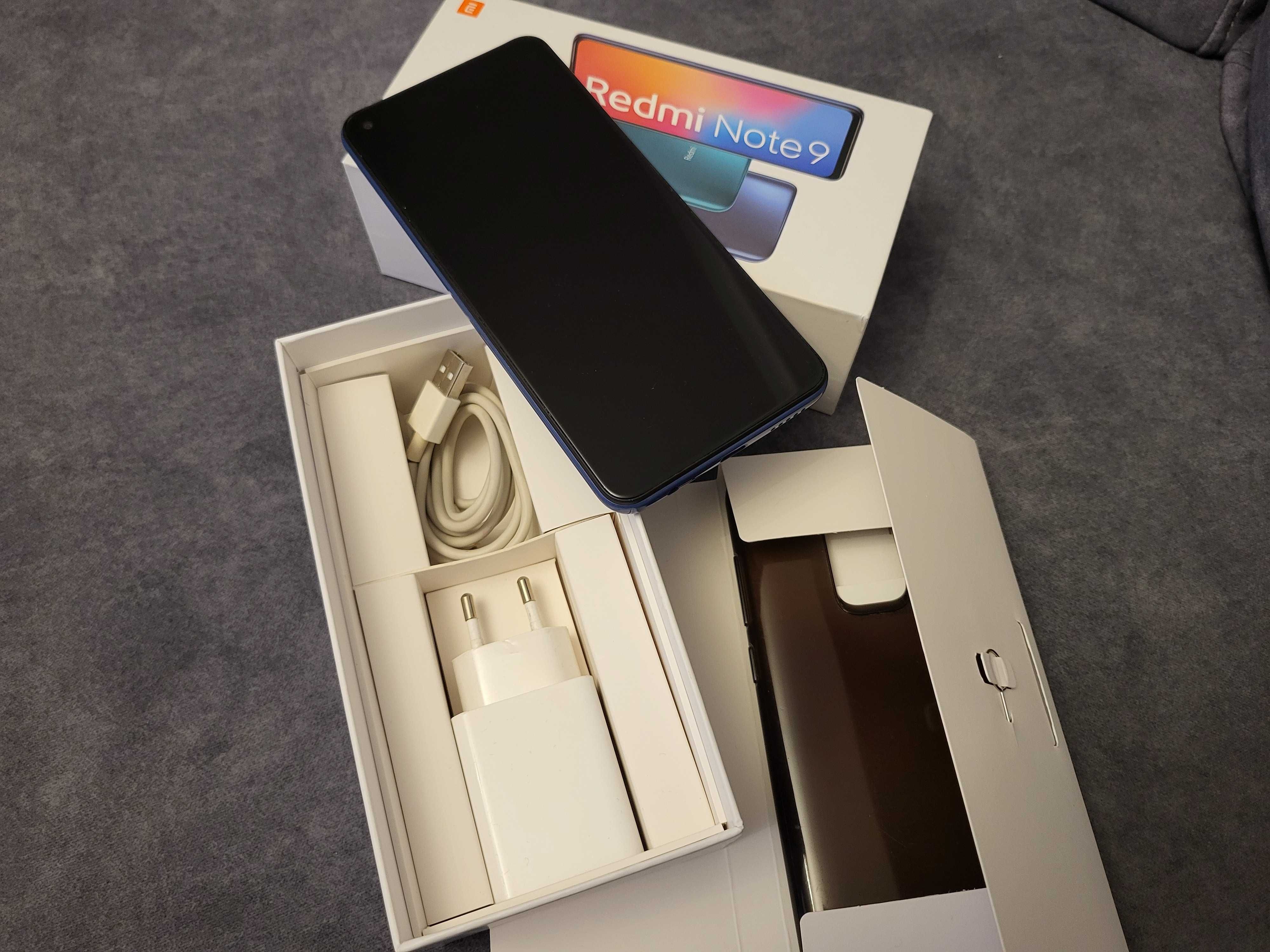 Xiaomi Redmi Note 9 (3/64) NFC -ładny stan- midnight grey