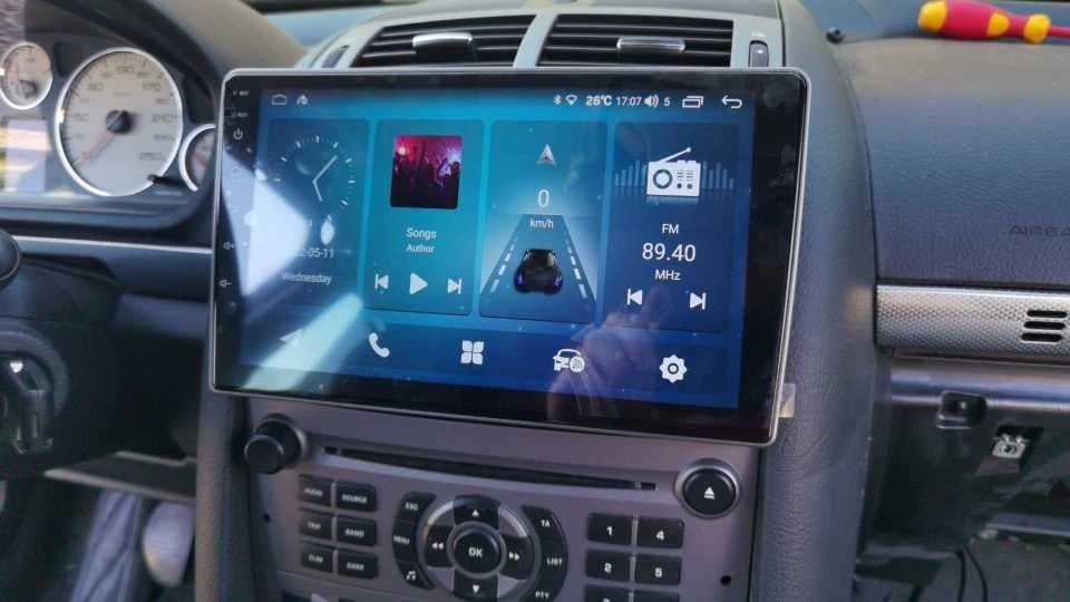 Radio 2din Android 12 Peugeot 407  wifi gps bluetooth PROM