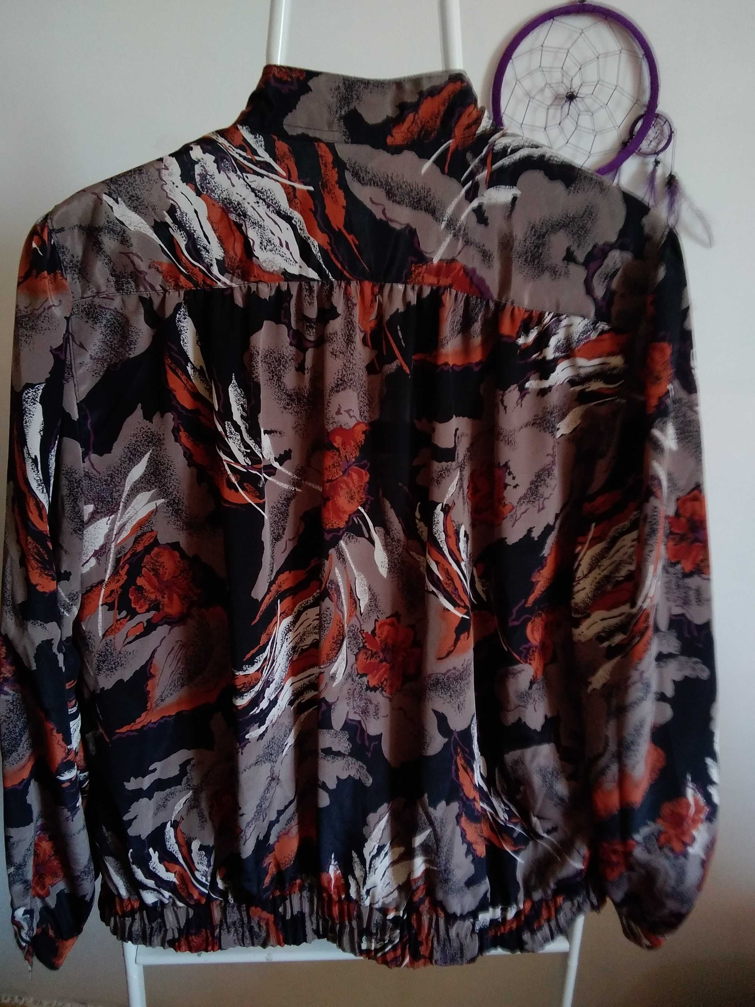 Blusa estampada tons Outono XL