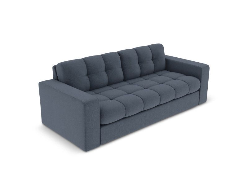 Sofa Justin  Ciemny Niebieski Tkanina Dostępny od ręki, dostawa
