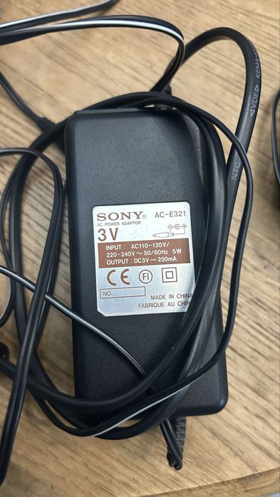 3V Sony AC-E321 transformador Discman Minidisc walkman carregador
