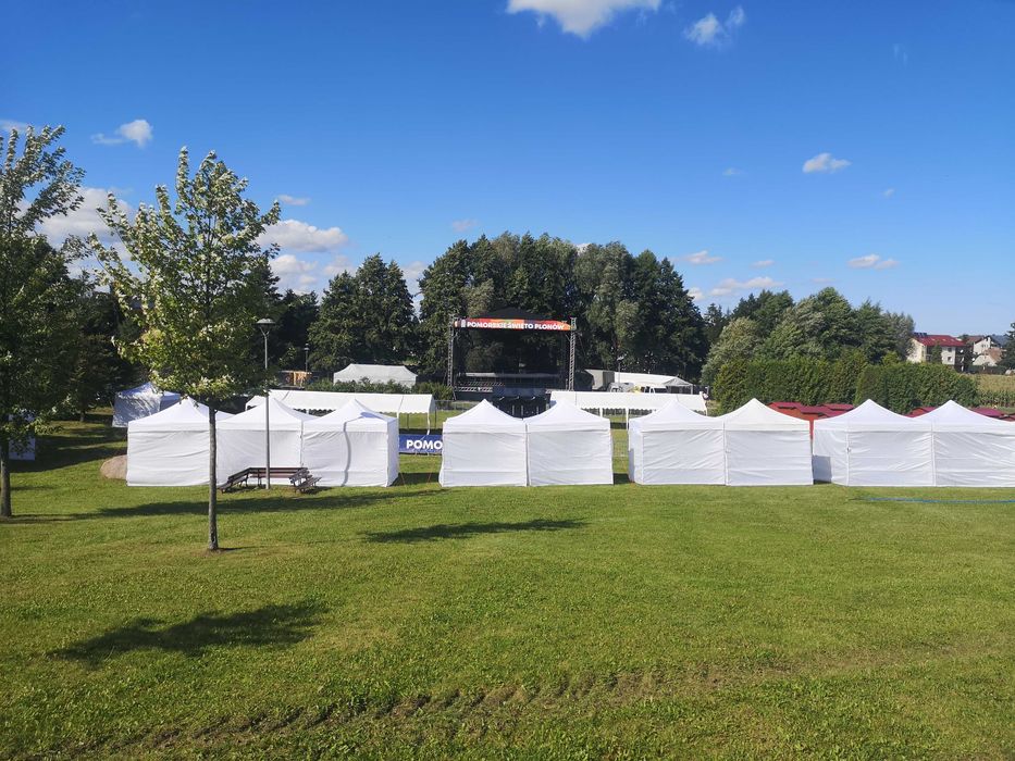Wynajmę białe namioty ekspresowe 3x3 i 3x6