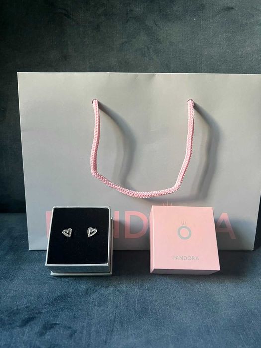 Нові срібні сережки Pandora