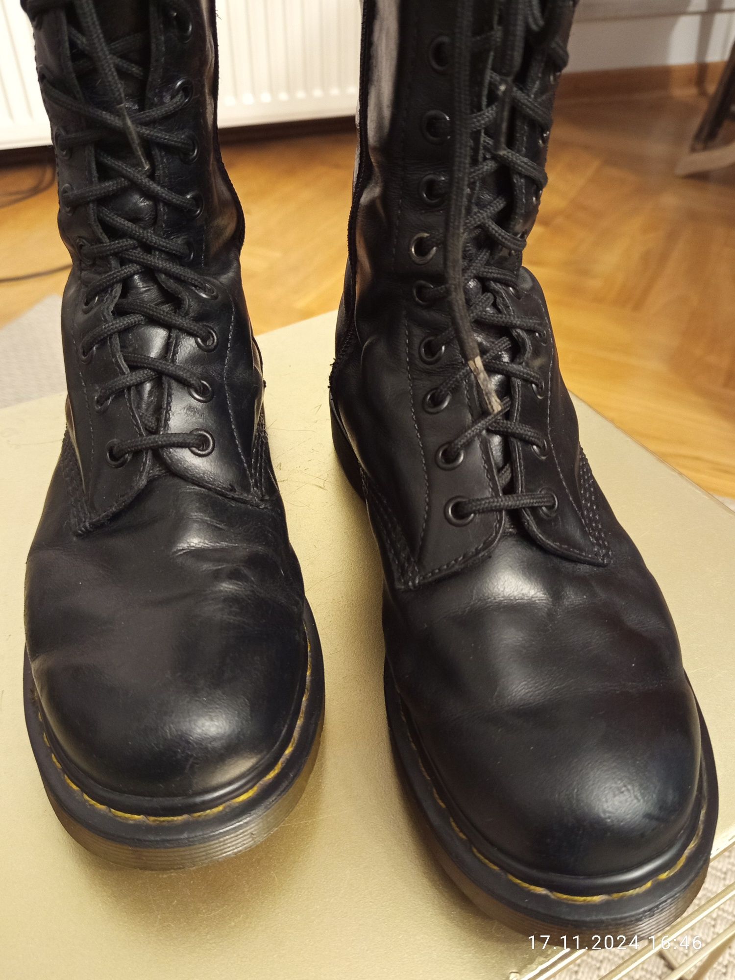 Buty skórzane Dr. Martens 1899, czarne, rozmiar 40 przecena