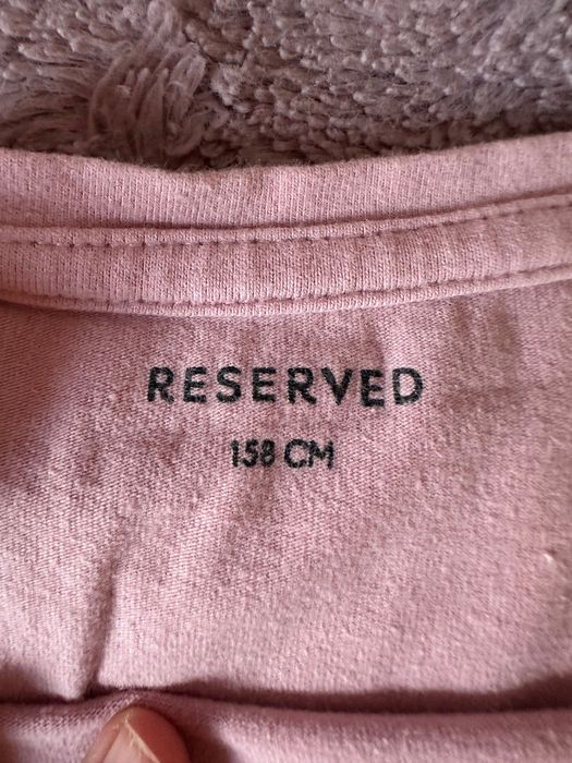 Bluzka Reserved jak nowa rozm 158 Pudrowy róż śliczna bufki