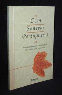 Livro Cem Sonetos Portugueses José Fanha e José Jorge Letria