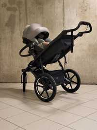 wozek biegowy Thule Urban Glide 3 plus nosidełko Cybex Cloud G i-Size