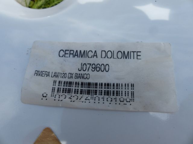 Umywalka CERAMICA DOLOMITE RIVIERA J079600, 120x54cm