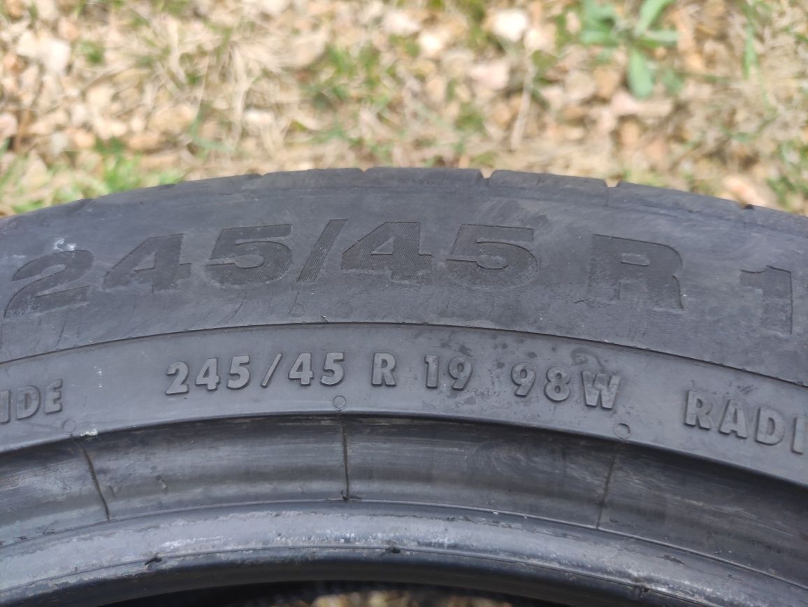 4 x Opony letnie Continental 245/45 r19