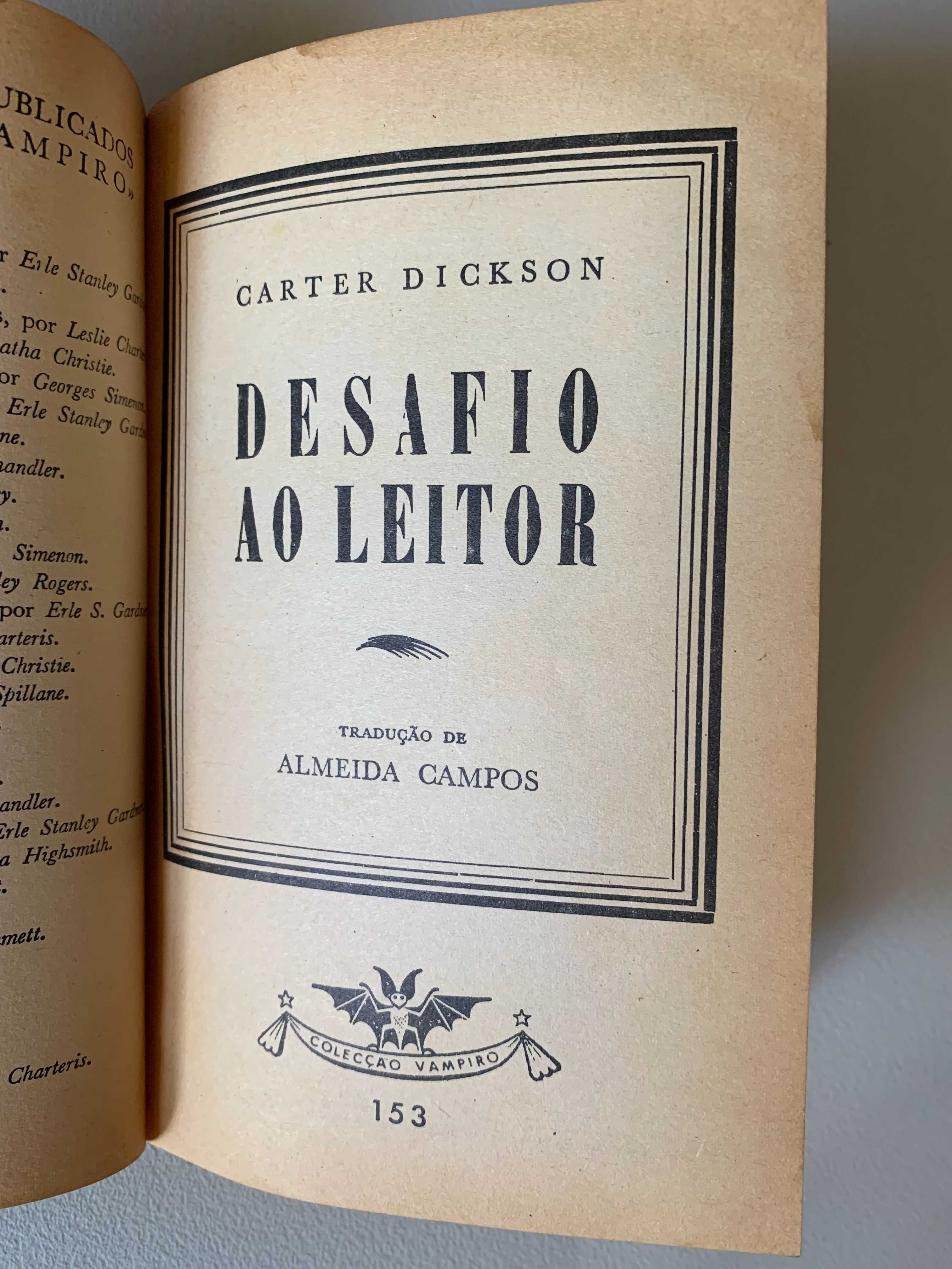 Desafio ao Leitor, de Carter Dickson
