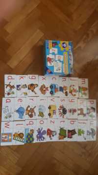 Alfabet i nauka liczenia - 2 x puzzle  - angielski dla malucha