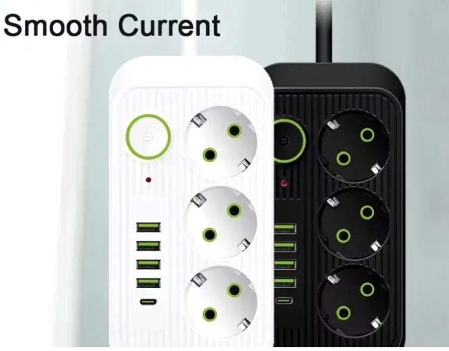 Подовжувач,Мережевий фільтр живлення, подовжувач 2 м,UA Power Socket F