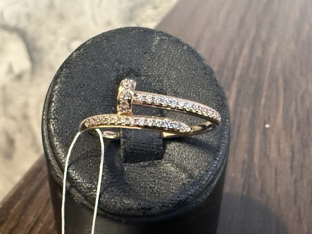 Золотое кольцо Cartier гвоздь 585 проба распродажа