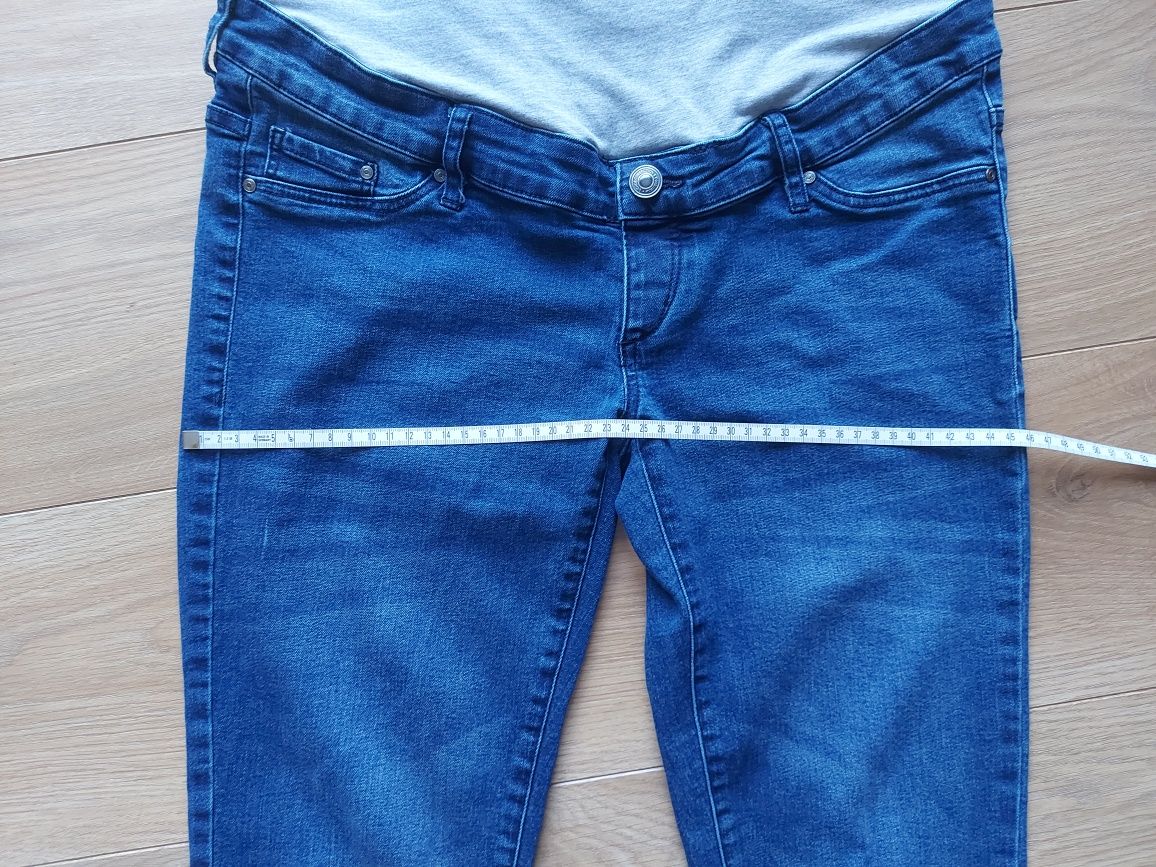 Skinny fit jeans / jeansy ciążowe z panelem - Esmara rozm. 38 / M
