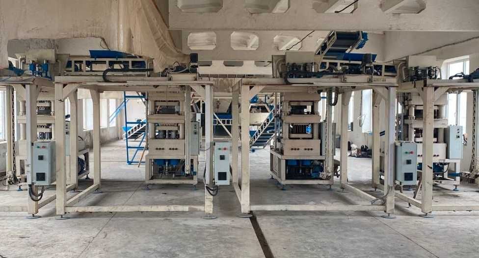 Обладнання для виробництва гіперпресованої цегли, бруківки, блоків